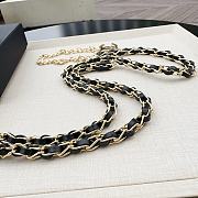 Colestore Chanel Chain Belt   Metal, Lambskin & Resin  Golden & Black - 2