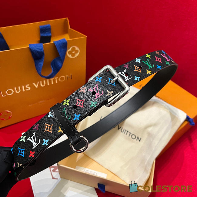 Colestore Louis Vuitton LV x TM LV D-Ring 30mm Belt Noir - 1