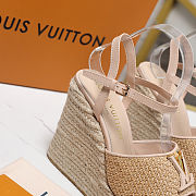Colestore Louis Vuitton LV Mare Wedge Sandal Nude - 6