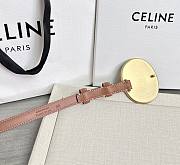 Colestore Celine Maison Celine Belt 13mm In Taurillon Leather Brown - 2