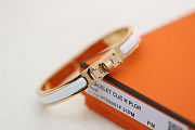 Colestore Hermes Mini Clic Kelly Bracelet Yellow Gold Crème - 5