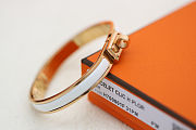 Colestore Hermes Mini Clic Kelly Bracelet Yellow Gold Crème - 4