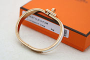 Colestore Hermes Mini Clic Kelly Bracelet Yellow Gold Crème - 2
