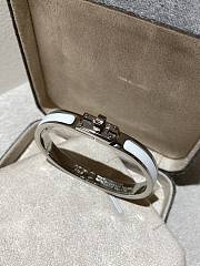 Colestore Hermes Mini Clic Kelly Bracelet Silver Crème - 5