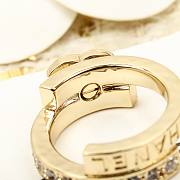 Colestore Chanel  CC Crystal Overlap Ring - 6