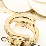 Colestore Chanel  CC Crystal Overlap Ring - 4