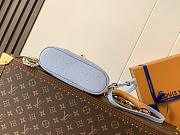 Colestore Louis Vuitton Vanity Chain Pouch in Ostrich Leather Blue  19 x 11.5 x 6.5 cm - 5