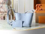 Colestore Louis Vuitton All In BB in Ostrich Leather Blue 16x18x12cm - 1