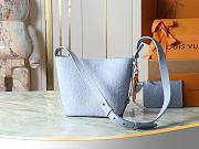 Colestore Louis Vuitton All In BB in Ostrich Leather Blue 16x18x12cm - 2