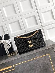 Colestore Chanel 2.55 Handbag Lambskin & Gold-Tone Metal  Black 25.5x15.5x6.5cm - 1
