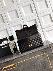 Colestore Chanel 2.55 Handbag Lambskin & Gold-Tone Metal  Black 25.5x15.5x6.5cm - 6