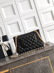 Colestore Chanel 2.55 Handbag Lambskin & Gold-Tone Metal  Black 25.5x15.5x6.5cm - 3