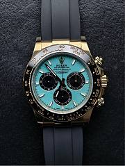 Colestore Rolex Daytona 40mm Turquoise Dial Watch - 1