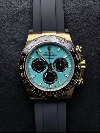 Colestore Rolex Daytona 40mm Turquoise Dial Watch