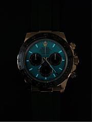 Colestore Rolex Daytona 40mm Turquoise Dial Watch - 6