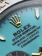 Colestore Rolex Daytona 40mm Turquoise Dial Watch - 3