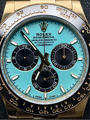Colestore Rolex Daytona 40mm Turquoise Dial Watch - 2