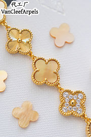 Colestore Van Cleef & Arpels Sweet Alhambra watch Yellow gold, Mother-of-pearl - 2