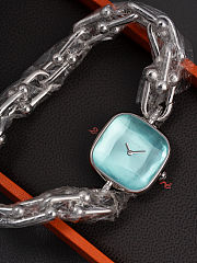 Colestore Tiffany & Co HardWear Watch in Sterling Silver and Steel with Diamonds Tiffany Blue  - 3