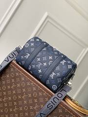 Colestore  Louis Vuitton City Keepall Monogram Shadow Navy Blue 27.5 x 16.5 x 15 cm - 3