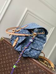 Colestore  Louis Vuitton Montsouris Cargo Backpack Monogram Denim 32 x 30.5 x 16 cm - 2