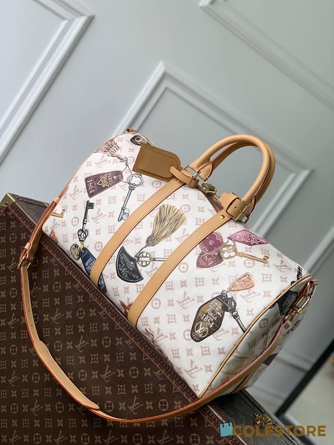 Colestore  Louis Vuitton Flight Mode Keepall Bandoulière 45 Monogram Dune M28780 45 x 27 x 20 cm - 1