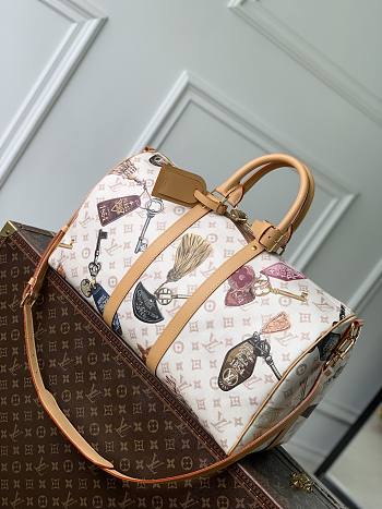 Colestore  Louis Vuitton Flight Mode Keepall Bandoulière 45 Monogram Dune M28780 45 x 27 x 20 cm
