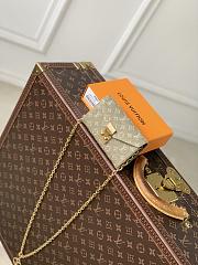 	 Colestore Louis Vuitton Pouch Metis Belt Monogram Green Denim M4622Z 13.5 x 8 cm - 1
