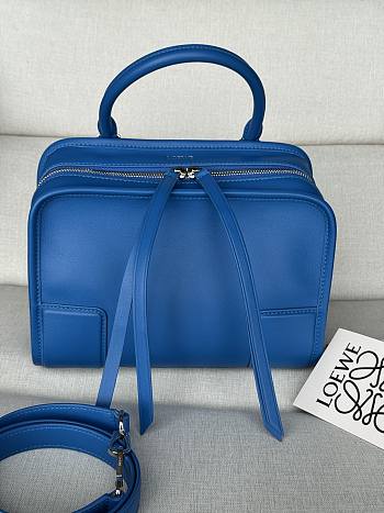 Colestore  Loewe Small Amazona 180 bag in soft calfskin Royal Azur 24.5 x 18.5 x 10 cm