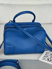 Colestore  Loewe Small Amazona 180 bag in soft calfskin Royal Azur 24.5 x 18.5 x 10 cm - 5