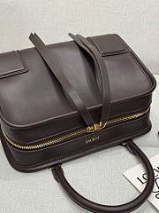 Colestore  Loewe Small Amazona 180 bag in soft calfskin Dark Chestnut 24.5 x 18.5 x 10 cm - 2