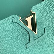 Colestore Louis Vuitton Capucines MM Taurillon Leather Vert d'Eau 37.5 x 15.5 x 24cm - 3