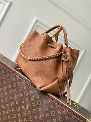 Colestore  Louis Vuitton Bella Tote Mahina Leather Cognac 32 x 23 x 13 cm - 3