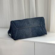 Colestore Marc Jacobs The Sequin Daisy Denim Sack tote bag Indigo Blue  39x25x20cm - 5
