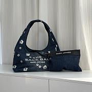 Colestore Marc Jacobs The Sequin Daisy Denim Sack tote bag Indigo Blue  39x25x20cm - 4