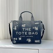 Colestore MARC JACOBS The Denim Medium Rip And Repair tote bag Indigo Blue 33x14x26cm - 1