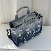 Colestore MARC JACOBS The Denim Medium Rip And Repair tote bag Indigo Blue 33x14x26cm - 5