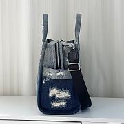 Colestore MARC JACOBS The Denim Medium Rip And Repair tote bag Indigo Blue 33x14x26cm - 4