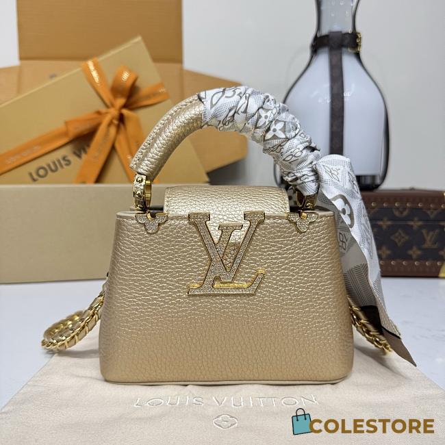 Colestore Louis Vuitton LV Mirage Capucines Nano Light Gold Taurillon leather 16.3x 6.5x 11cm - 1