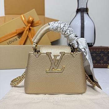 Colestore Louis Vuitton LV Mirage Capucines Nano Light Gold Taurillon leather 16.3x 6.5x 11cm