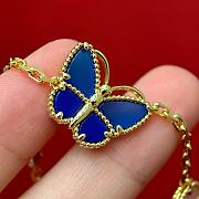 Colestore Van Cleef & Arpels Lucky Spring Butterfly bracelet, 5 motifs Yellow gold, Agate, Lapis Lazuli, Mother-of-pearl size 18.5cm - 3