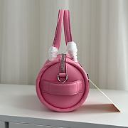 Colestore Marc Jacobs The Mini Leather Duffle Bag Pink 19.5x12x12cm - 6