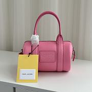 Colestore Marc Jacobs The Mini Leather Duffle Bag Pink 19.5x12x12cm - 4