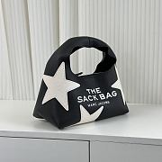 Colestore Marc Jacobs The Sack Bag Star Patchwork Black White 24x16x13cm - 5