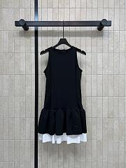 Colestore  Louis Vuitton Color-Blocked Ruffle Hem Dress - 1