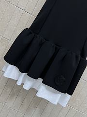 Colestore  Louis Vuitton Color-Blocked Ruffle Hem Dress - 6