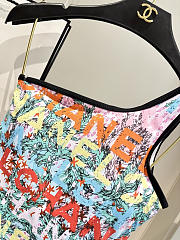 Colestore Chanel Coco Beach 2026 Swimsuit One-shoulder  Stretch Jersey  Multicolor - 4