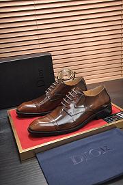 Colestore Dior Timeless Derby Shoe Deep Brown Polished Calfskin - 3