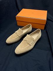 Colestore  Hermes Men's Duke Loafer Beige Albâtre - 1