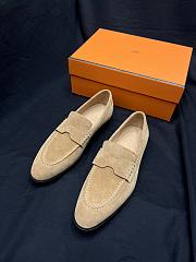 Colestore  Hermes Men's Duke Loafer Beige Albâtre - 5